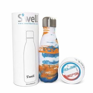 NEW S’well Mumbai Textile Insulated Stainless Steel Water Bottle 9oz